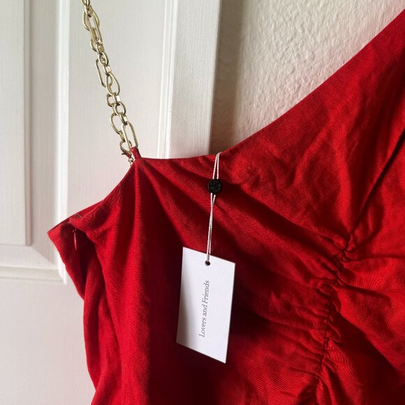 Lovers + Friends Rosalie Mini Dress – Bright Red | Size XL | NWT - Picture 3 of 5